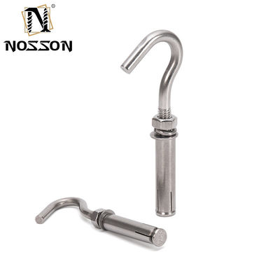 Finition noire M8 M18 en acier inoxydable SS304 SS316 A2 A4 J type boulon d'ancrage pour les applications industrielles et de construction