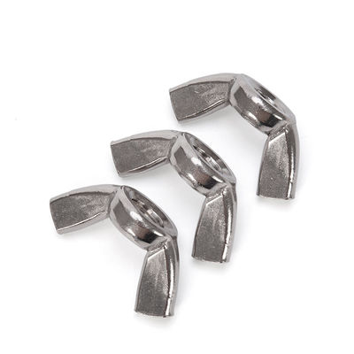 Traitement de l'eau métrique en acier inoxydable 304 M3 M4 M5 M6 M8 M10 M12 M16 Noix d'aile de papillon Boulon et Noix Din Zinc Noix d'aile blanche