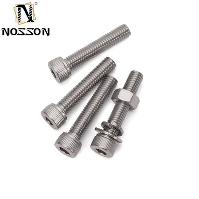 2-56 x 3/8 en acier rond vis à capuche DIN912 8.8/10.9/12.9 pouces Système de mesure Cadmium enduit bouton hexagonale Socket