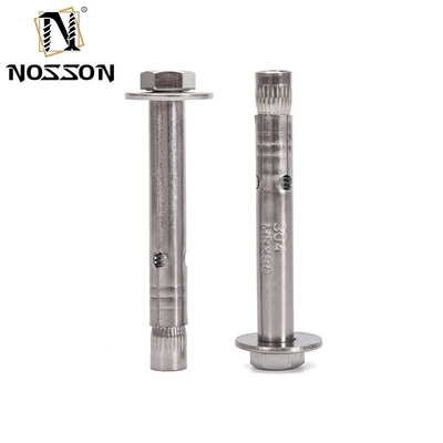 Bolt d'ancrage en béton à tête hexagonale en acier inoxydable M6M8M10M12 Capacité 700 Bleu Diamètre 5/16 IN TiCN