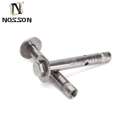 Bolt d'ancrage en béton à tête hexagonale en acier inoxydable M6M8M10M12 Capacité 700 Bleu Diamètre 5/16 IN TiCN