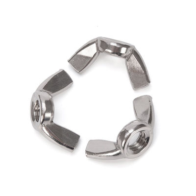 Fermeture de haute qualité pour matériel M4 M6 M8 Noix de papillon Noix d'aile JIS Standard Finition à l'oxyde noir DIN315