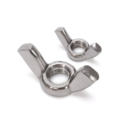 Résistant DIN315 Noix d'aile de papillon / boulon et noix de papillon DIN Zinc blanc/jaune acier au carbone de zinc pour l'exploitation minière Norme GB