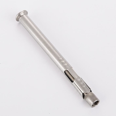 DIN Standard 304 en acier inoxydable contre-enfoncée tête hexagonale prise d'expansion boulon ancres à manches pour fenêtre ou cadre de porte fixé en argent