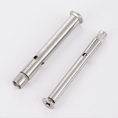 DIN Standard 304 en acier inoxydable contre-enfoncée tête hexagonale prise d'expansion boulon ancres à manches pour fenêtre ou cadre de porte fixé en argent