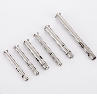 DIN Standard 304 en acier inoxydable contre-enfoncée tête hexagonale prise d'expansion boulon ancres à manches pour fenêtre ou cadre de porte fixé en argent