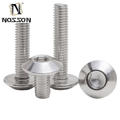 Finition galvanisée M5*12 Tête de parapluie en acier inoxydable vis hexagonale pour les applications de système de mesure métrique