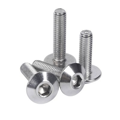 Système de mesure métrique en acier M5 M6 Tête de parapluie vis à prise hexagonale avec efficacité standard ANSI