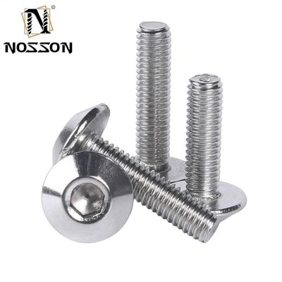 Système de mesure métrique en acier M5 M6 Tête de parapluie vis à prise hexagonale avec efficacité standard ANSI