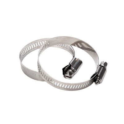 Surface Plain Clamps de tuyau réglable américain Worm Gear 201 304 en acier inoxydable Clamps de tuyau 10-16 avec Zinc Finition de l'échantillon