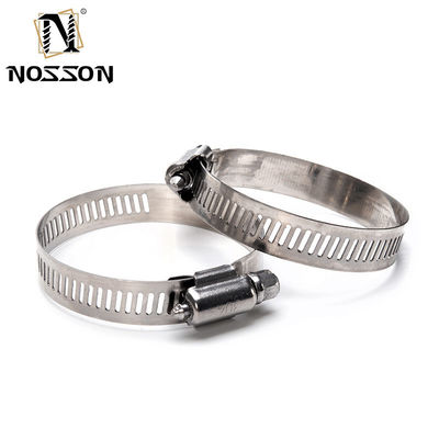 Surface Plain Clamps de tuyau réglable américain Worm Gear 201 304 en acier inoxydable Clamps de tuyau 10-16 avec Zinc Finition de l'échantillon