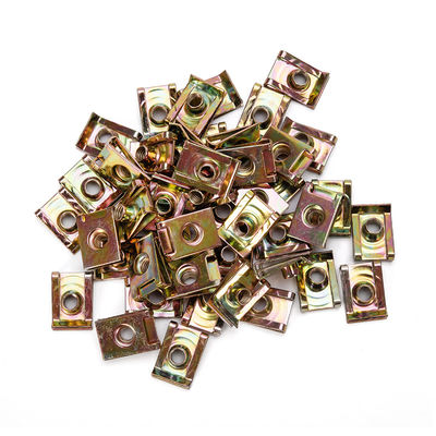 Tête hexagonale galvanisée 304 acier inoxydable acier au carbone Noix de pinceau armoire mécanique et électrique boucle de ressort avec finition simple