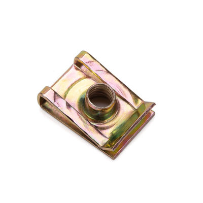 Tête hexagonale galvanisée 304 acier inoxydable acier au carbone Noix de pinceau armoire mécanique et électrique boucle de ressort avec finition simple