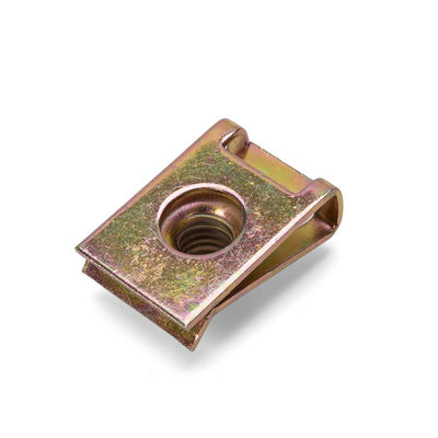 Tête hexagonale galvanisée 304 acier inoxydable acier au carbone Noix de pinceau armoire mécanique et électrique boucle de ressort avec finition simple