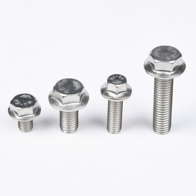 Boulons de chariot en acier inoxydable ZINC Finition Super Duplex SAF2205 2507 A286 Phillips Drive Hex Head Flange Boulonnage DIN6921