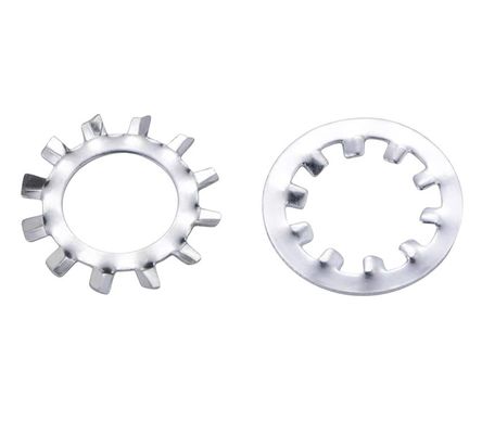 Les machines à laver en acier inoxydable à fermeture à glissière noire M6 M8 M10 M12M14 M16M18M20M22M24M27m30 with Serrated Teeth and Spring Style