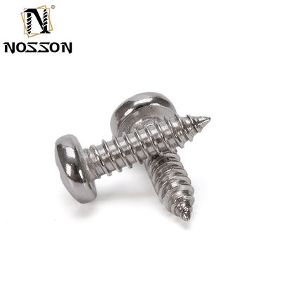 M2.5 DIN7981 H Crochets à tête de panneau en retrait croisé avec entraînement Phillips à point cône de type C en acier inoxydable