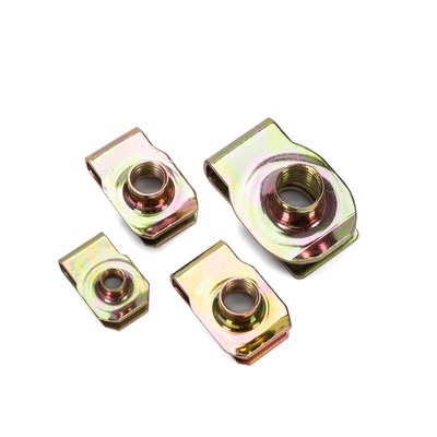 Système de mesure métrique de noix de précision OEM M4 M6 M8 M10 Noix de ressort en forme de U pour automobile