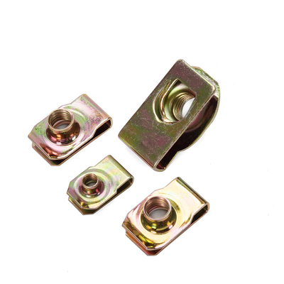 Système de mesure métrique de noix de précision OEM M4 M6 M8 M10 Noix de ressort en forme de U pour automobile