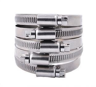 Support ODM Mesure métrique DIN Standard Heavy Duty 304 Serrage de tuyau en acier inoxydable pour taille personnalisée Type allemand Hydraulique