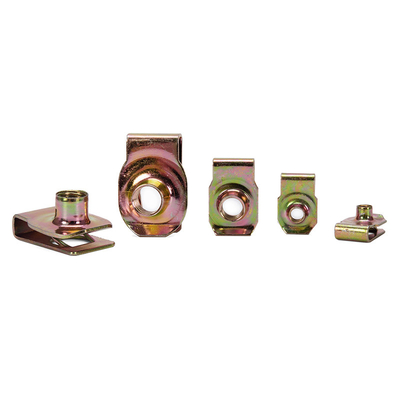 Fermeture à l'oxyde noir U Clip Nut Fermetures galvanisées en acier inoxydable pour système de mesure métrique industriel M6 M4 M10