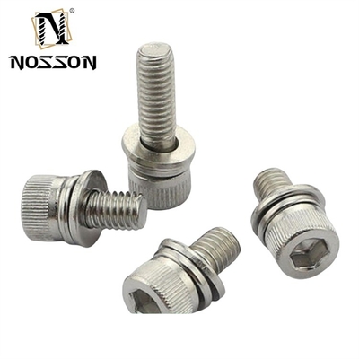Finition teinte bleue standard GB M5 M6 M8 en acier inoxydable SS 304 316 316L Hex Socket Head Cap Sems vis DIN912 Système de mesure INCH