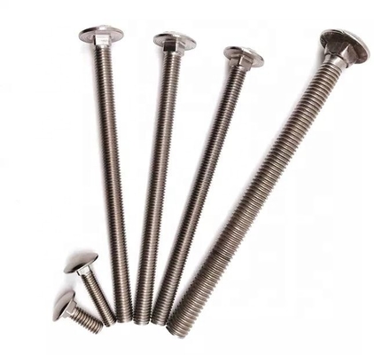 Grade 8.8 10.9 Boulonnage Din 603 607 605 ASME m8 m14 m16 Boulonnage et noix Cou carré Champignon Tête ronde Boulonnage de chariot