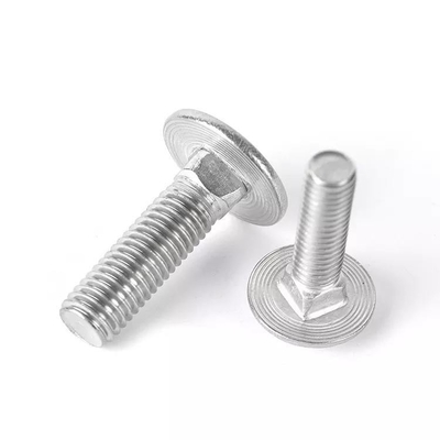 Grade 8.8 10.9 Boulonnage Din 603 607 605 ASME m8 m14 m16 Boulonnage et noix Cou carré Champignon Tête ronde Boulonnage de chariot