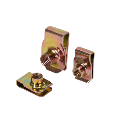 Galvanisé en acier U Nut Sprig M4 M5 M6 M8 M10 18-8 en acier inoxydable Speed U Clip Nuts Retainer avec finition en phosphate bleu