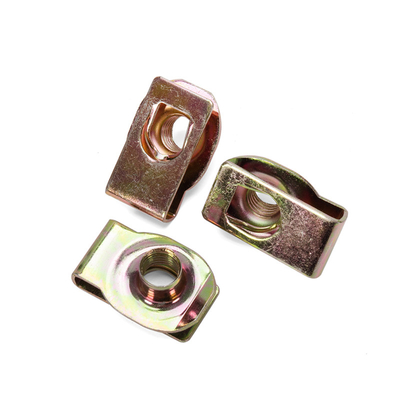 Galvanisé en acier U Nut Sprig M4 M5 M6 M8 M10 18-8 en acier inoxydable Speed U Clip Nuts Retainer avec finition en phosphate bleu