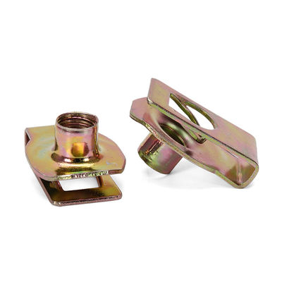 Noix de précision M4-M10 Plaque métrique en acier à feuille de ressort Noix de serrage à vitesse de ressort avec Noix de pinceau de ressort U et Noix de serrage