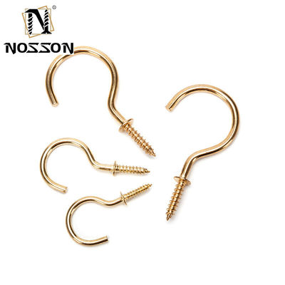 Tailles personnalisées M8 vis à œil Finition noire SS316 Lag Serpent Open Eyes Crochet épingles vis Long métal en acier inoxydable moutons soudés 45 mm