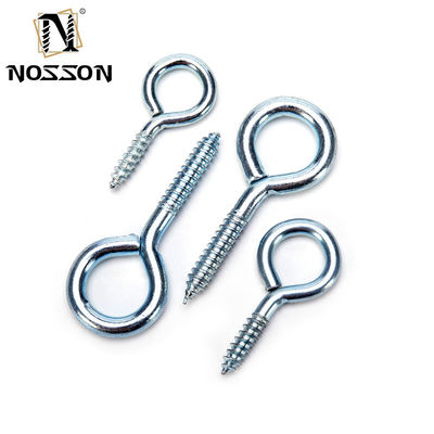 Tailles personnalisées M8 vis à œil Finition noire SS316 Lag Serpent Open Eyes Crochet épingles vis Long métal en acier inoxydable moutons soudés 45 mm