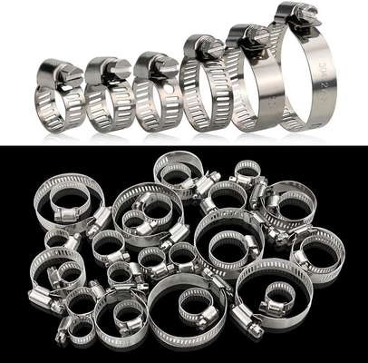 Maillons de tuyauterie en acier inoxydable pour tuyauterie de conduite de carburant portée réglable 1/4-2 en 6-51 mm ZINC finition de l'échantillon en stock