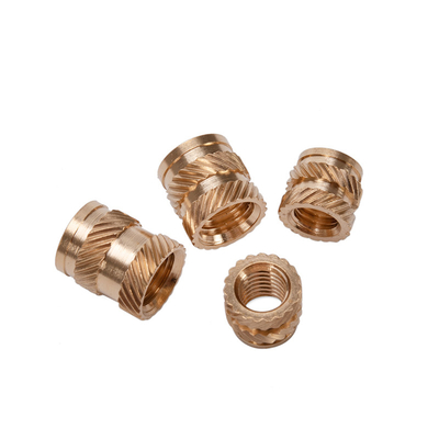 Noix d'insertion de fil en laiton émoussé pour noix de flamme en plastique M3 M4 M5 M6 M8 M10 M12 1/4 3/8 5/16 GB