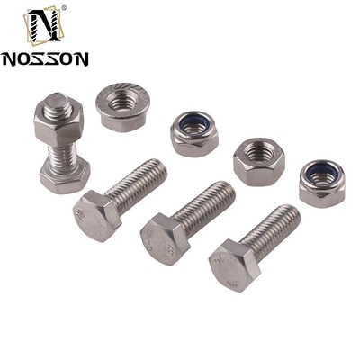 En acier inoxydable ANSI/ASME M8 boulon à tête hexagonale Grade 4.8/ 8.8/ 10.9/ 12.9 Boulon à demi-fil et écrous Pernos Din 931 Finition zinc