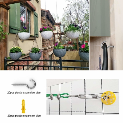 304 acier inoxydable Fer à vis à œil solide pour l'artisanat intérieur et extérieur JIS Standard ZINC PLATÉ finition
