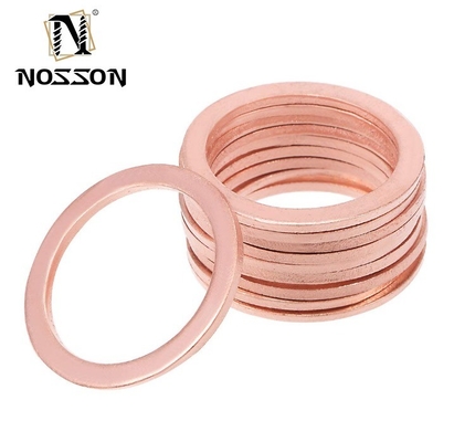 Split style 18-8 en acier inoxydable JIS Standard 1 mm d'épaisseur de cuivre mézon de cuivre joints métalliques plates de lavoir à vis M3-M9