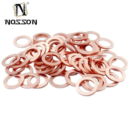 Split style 18-8 en acier inoxydable JIS Standard 1 mm d'épaisseur de cuivre mézon de cuivre joints métalliques plates de lavoir à vis M3-M9