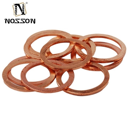 Split style 18-8 en acier inoxydable JIS Standard 1 mm d'épaisseur de cuivre mézon de cuivre joints métalliques plates de lavoir à vis M3-M9