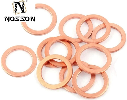 Split style 18-8 en acier inoxydable JIS Standard 1 mm d'épaisseur de cuivre mézon de cuivre joints métalliques plates de lavoir à vis M3-M9
