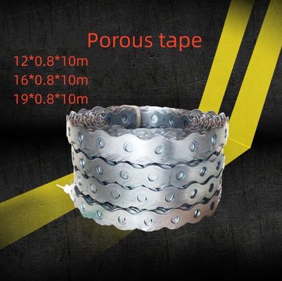 Solution de montage de fil 100% QC approuvée bande de bandes perforées arrondies métalliques blanches pour le regroupement de fil