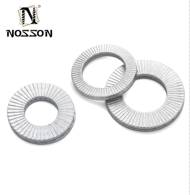 M14 Boulons Couplings de verrouillage 10pcs Manganèse en acier Les lave-vaisselle de sécurité avec norme ISO et résistance aux vibrations