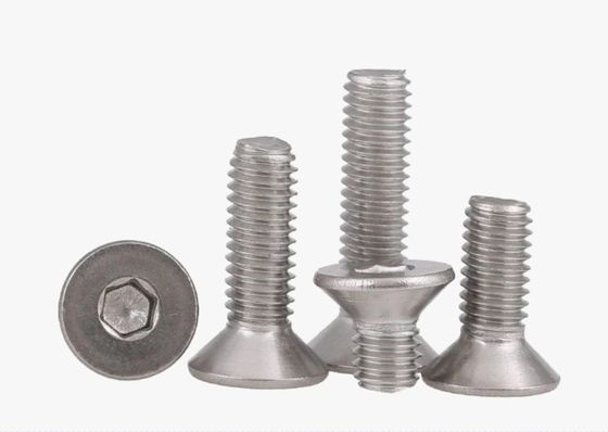 Finition par tranchage DIN Standard A2 en acier inoxydable Boulons de tête anti-enfoncement M2 M2.5 M3 M4 M5 M6 M8 M10 M12 pour la construction