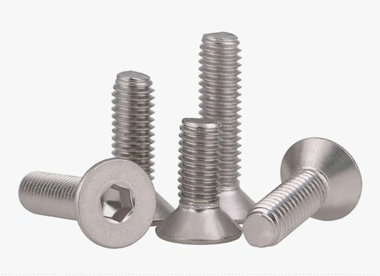 Finition par tranchage DIN Standard A2 en acier inoxydable Boulons de tête anti-enfoncement M2 M2.5 M3 M4 M5 M6 M8 M10 M12 pour la construction