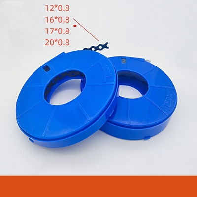 100% QC approuvé High Durability Perforated Steel Tape Plastic Sprayed Tape Metal Performance blanche et durable Largeur de 12 mm
