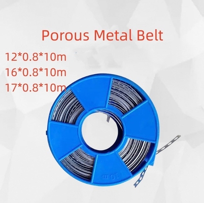100% QC approuvé High Durability Perforated Steel Tape Plastic Sprayed Tape Metal Performance blanche et durable Largeur de 12 mm