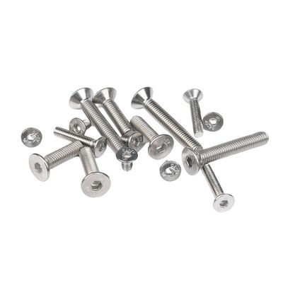 Boulons hexagénaires en acier inoxydable contre-enfoncement de la tête de vis pour les projets de construction M1.6 M2 M2.5 M3 M4 M5 M6 M8 M10 M12 M14 M16 M20