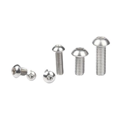 Acier inoxydable 304 316 Hex Socket Pan Head Screw Button Head Screw avec finition en oxyde noir dans le système de mesure métrique