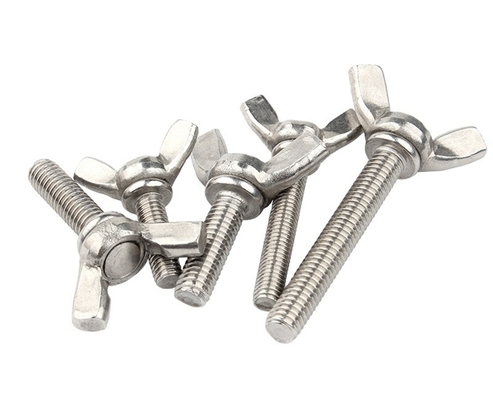 Norme ANSI/ASME M6 M8 M10 Boulons et écrous à ailes en acier inoxydable résistants à la corrosion pour les machines industrielles
